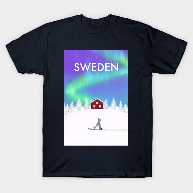 Sweden T-Shirt by Salty Siren Studios